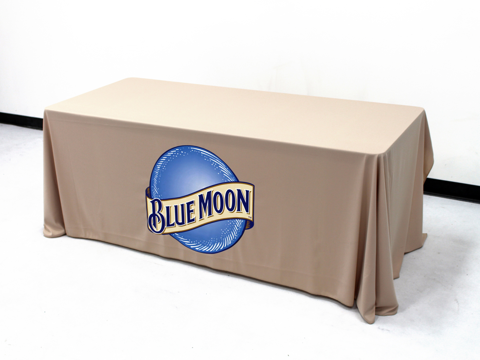 6ft TruColor Twill Table Throw with printed image